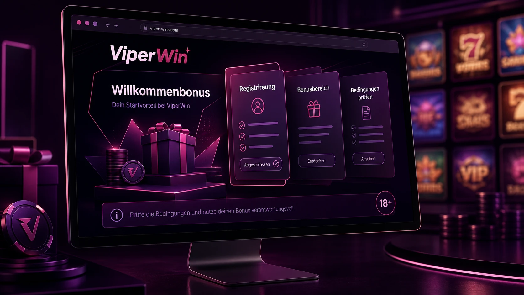 ViperWin Willkommenbonus für neue Spieler