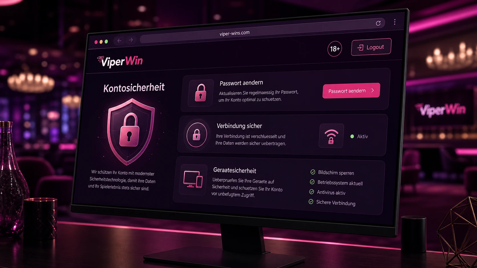Sicherer Umgang mit dem Benutzerkonto